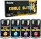 Roizefar Paillettes Comestibles - 4 Couleurs x 4 g, Colorant Alimentaire pour Boissons, Paillettes Alimentaires pour Cocktail, Gâteaux, Crème, Muffins, Chocolats