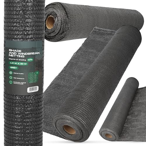 Instalguru Brise Vue Occultant (1,5m x 50 m 90% | Gris)
