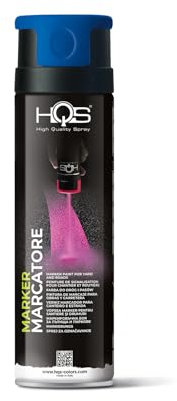 HQS Bomboletta di Vernice Spray 500ml Marcatore (Blu Opaco Ral 5017)