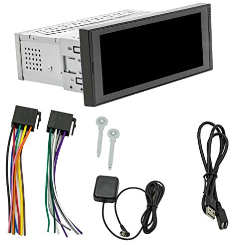 Lckiioy 1Din 6.8Pulgada CarPlay CarPlay Android-Auto Radio Car Stereo Bluetooth MP5 Player Receptor FM Audio 2+32G la Host