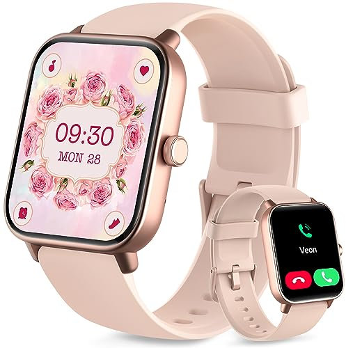 Orologio Smartwatch Uomo, 1.91 Smartwatch con Chiamata Bluetooth e Alexa, 24H Sonno Cardiofrequenzimetro Spo2, 120 Modalità Sport, Impermeabile IP68 Sportivo Digitale per Android iOS (Rosa, 1.78)