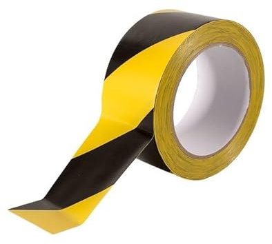 Warnband schwarz-gelb (Warnband 100mm x 33m)