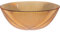 Home & Styling Amber Schale, Ø 21 cm - Glas, Orange, Übergangsweise, Schüssel, Bowl