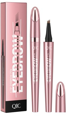 Magic Liquid Eyebrow Pencil - New 4 Tip Microblade Eyebrow Pen | Natural Long-Lasting Hair-Like Defined Contouring Brows (# 05)