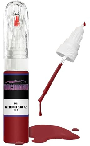 Lackstift-Set für Mercedes Benz Modelle Jupiter Red 589, mit Pinsel, Kratzer und Chips