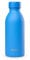Qwetch - Bouteille Isotherme 500ml Bleu Azur - ICON - Gourde Design Compacte et Élégante Inox Recyclé - 24h Froid et 12h Chaud - Etanche