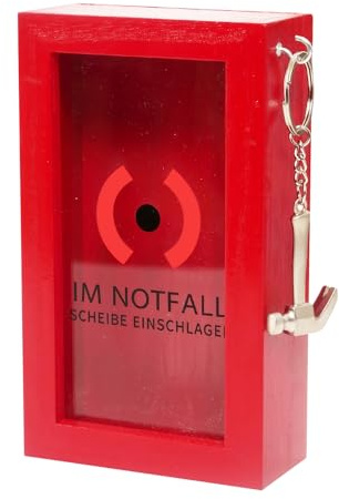 kodivenj Lustige Notfallbox mit Hammer, Personalisierte Geschenkbox,Geburtstagsgeschenk,Kreative DIY-Geschenke Deko Holzkiste für Geld/Süßigkeiten/Kreatives DIY-Geburtstags/Jubiläumsgeschenk