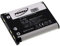 Batterie pour Olympus Type Li-42B, 740mAh / 2,7Wh, 3,7V, Li-ION, Noir