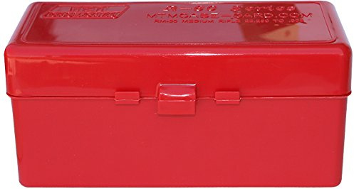 MTM Flip-Top Ammo Box 22-250 Rem 243 Win 308 Win 60-Round Plastic Red, RM-60-30