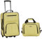 Rockland Juego de Equipaje Vertical Suave de Moda, Verde Lima, 2-Piece Set (14/19), Juego de Equipaje