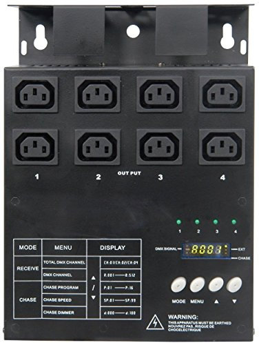 DMX Lighting Dimmer Pack 4 Channel IEC Output