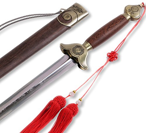 ICNBUYS Chinese Eight Trigrams Tai Chi Sword Flexible Blade 30 inches