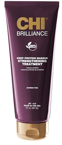 CHI Deep Brilliance Deep Protein Masque, Strengthening Treatment, 237 ml