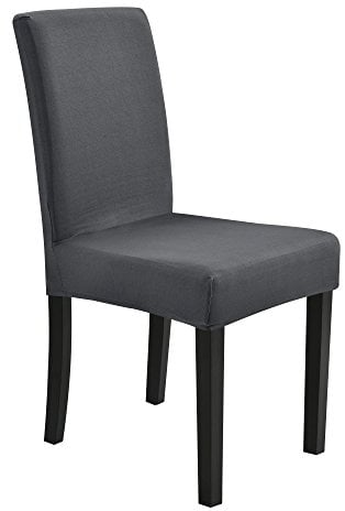 Neuhaus Stuhlhusse 42-53 cm Dunkelgrau Maschinenwaschbar Schonbezug Stuhlbezug Stuhlüberzug Stretch