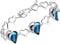 Leafael Infinity Liebe Herz Armband Damen Silber-Ton, Geburtsstein Armbänder für Frauen mit heilenden Kristallen, Allergie-freien Schmuck Damen mit Geschenkbox, 7-Zoll-Kette und 2-Zoll-Verlängerung