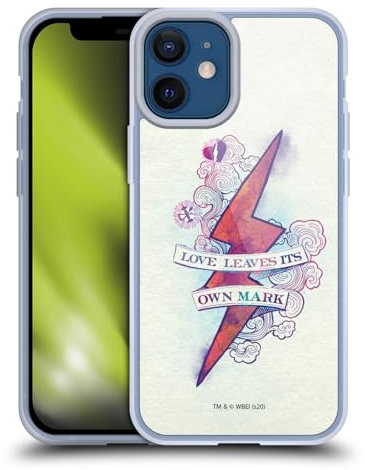 Head Case Designs Offizielle Harry Potter Love Leaves Its Own Mark Scar Deathly Hallows XXVI Soft Gel Handyhülle Hülle kompatibel mit Apple iPhone 12 Mini