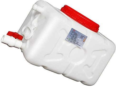 LPLND Bidones Agua Tanque de Almacenamiento de Agua en el hogar barriles Tanque Exterior Gruesa rectángulo Blanco Mayor al Aire Libre del depósito de Agua de plástico (Size : 50L)