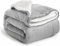 Imperial Rooms Sherpa-Fleece-Decke, Bettüberwurf, Decken für Sofas, weiche, Flauschige, Dicke Decke, wendbar, Mikrofaser, Überwurf (Silber, Doppelbett (150 x 200 cm)