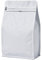 50 Pack Coffee Bags with Aluminum Foil and Degassing Valve, Resealable High Barrier Storage Bags, Odor-Proof for Coffee Beans, Stand Up Coffee Pouch, Flat Bottom (Small-8OZ, White)