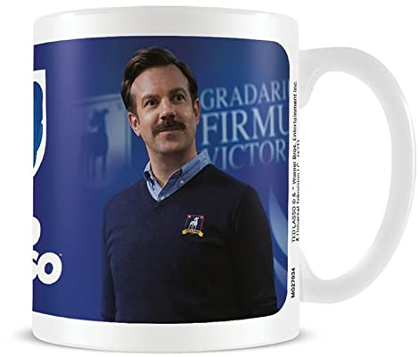 Pyramid International Ted Lasso Tasse in Geschenkbox (Believe in Believe Design), 325 ml Keramiktasse, offizieller Merchandise-Artikel (MG27034), Weiß