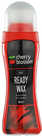 Cherry Blossom Unisex's Ready Wax Shoe Care Product, Black, 85ml