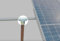 Support de montage universel pour panneau solaire - 6,3 cm (6,3 cm de diamètre extérieur) - Capuchon supérieur pour tuyau ou poteau de montage au sol