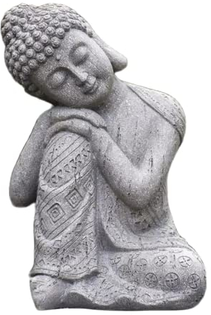 zalati Schlafende Buddha-Statuen, Ornament, Skulptur, für Innen- und Außenbereich, Dekoration für Haus, Garten, Terrasse, Deck, Veranda