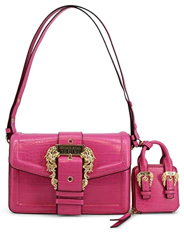 Versace Jeans Couture Glamour Barock Bag, Schultertasche, Umhängetasche, Pink