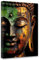 CCWACPP Goldener Buddha Leinwand-Kunst, Zen-Bild Buddha-Statue, Gemälde, Druck, modern, Meditation, Yoga, Raum, Büro, Dekorrahmen (Buddha – 2, 75L x 50B cm)
