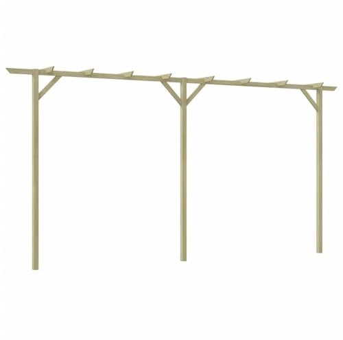 ShGaxin Pergola de Jardin 400 x 40 x 205 cm Bois,Pergola Jardin Exterieur,Tuteur Plante Grimpante Treillis