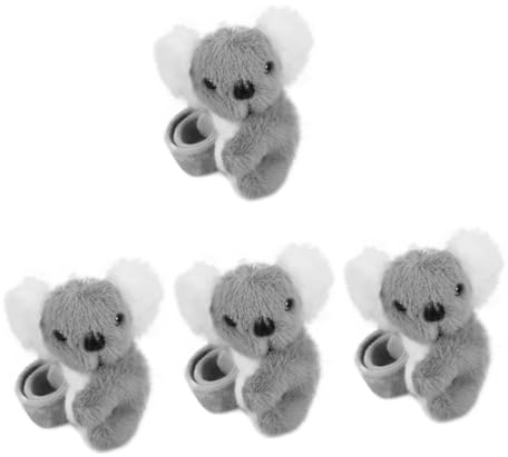 Amosfun Gastgeschenk Fahrrad 4 Stück Armband Goodie Bag Stuffers Cartoon Slap Armbänder Snap Armbänder Partyzubehör Partyzubehör Goodie Bags Animal Slap Armband Koala Slap Armbänder Snap Armbänder