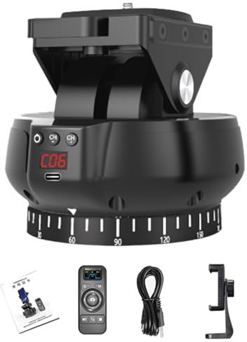 Areyourshop 360°Panoramic Rotating Head Pan Tilt Suitable for mobile Phones/Cameras etc