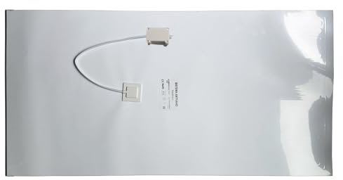 baanio - Lámina Antivaho Eléctrica para Espejo de Baño 40x80 cm | Instalación Fácil Adhesivo | Visión Clara y Nítida | Protección contra Corrosión | Sistema Antivaho Espejo Eficaz | Antiniebla Vidrio