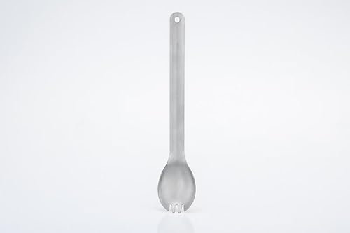 KEITH Titanium Long Handle Spork with Storage Bag