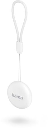 Hama |Localzador de Llaves Find my Device (2 Unidades, para Android, App, Bluetooth, buscador de Llaves, Key Finder) Blanco