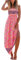 CUPSHE Vestido largo para mujer, floral, fruncido, sin mangas, con volantes, tirantes delgados, vestido formal largo para la playa, Rosa fucsia, S