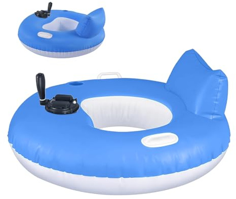 Motorisierte Schwimmer für Erwachsene – aufblasbare schwimmende Plattform für die Entspannung, tragbare Schwimmmatte für Männer, Verwendung im Sommer am See, Fluss, zum Schwimmen und