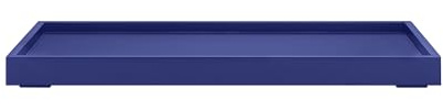 blomus Tablett -KASANE- | Serviertablett in Mazarine Blue | Größe L | Dekotablett & Küchentablett