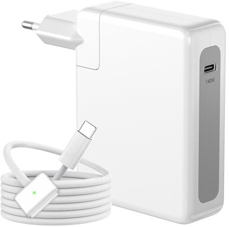 Cavo di ricarica per Mac Book Pro, 140 W, USB C, per MacBook Pro 16/14 pollici, per Mac Air 15/13 pollici, 2021/2022/2023/2024/M1-M4, da tipo C a magnetico, 3, cavo da 5,9 piedi