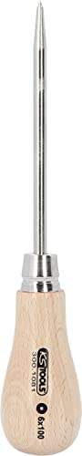 KS Tools 300.1081 Punteruolo a Lama Tonda, Diametro 6 mm, Tondo