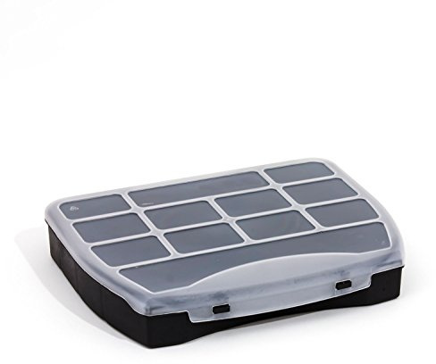 Patrol Group ORG25DOMCZAPG001 Sortimentsbox Sortierkästchen, schwarz, 250 x 190 x 40 mm