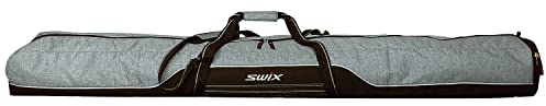 Swix Road Trip 1 Paar gepolsterte Mitte Ski Bag, grau, Universal/170 cm bis 190 cm