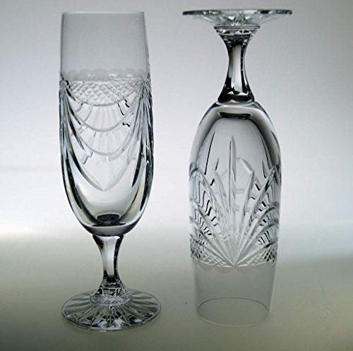 ZAW Set 6 Sektgläser Prosecco aus Bleikristall 24% PbO