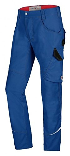 BP 1980-570-13 Schmale Arbeitshose - Schlanke Silhouette - Stretchmaterial - Elastischer Rücken - 65% Polyester, 35% Baumwolle - Normale Passform - Größe: 48n - Farbe: königsblau