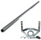 6' ft foot STEEL TV Aerial Mounting Mast/Pole and 8 Chimney Cradle/Bracket Installation KIT