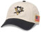 AMERICAN NEEDLE United Slouch NHL Team Casual Dad Hat (43572A-Parent), Herren, Pittsburgh Pinguine (Elfenbein/Schwarz), Einheitsgröße