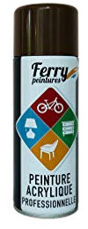 Bombe de peinture Marron chocolat - 400ml - Qualité Professionnelle - Ferry