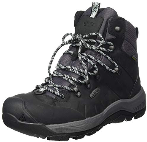 KEEN Damen Wanderschuh Revel IV MID Polar W, Schwarz/Hafen-Grau, Größe 38.5 EU