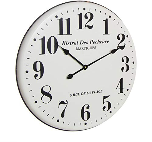 Home Gadgets Reloj de Pared Retro Bistrot 60 cm