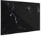 Navaris Magnettafel Memoboard aus Glas - Magnetwand 60x40 cm zum Beschriften - Magnetische Tafel inkl. Magnete Stift - Schwarzer Marmor Design